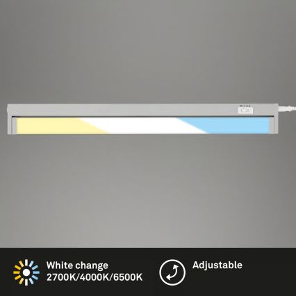 Brilo - LED-Unterbauleuchte LED/6W/230V 2700/4000/6500K 54,5 cm silber