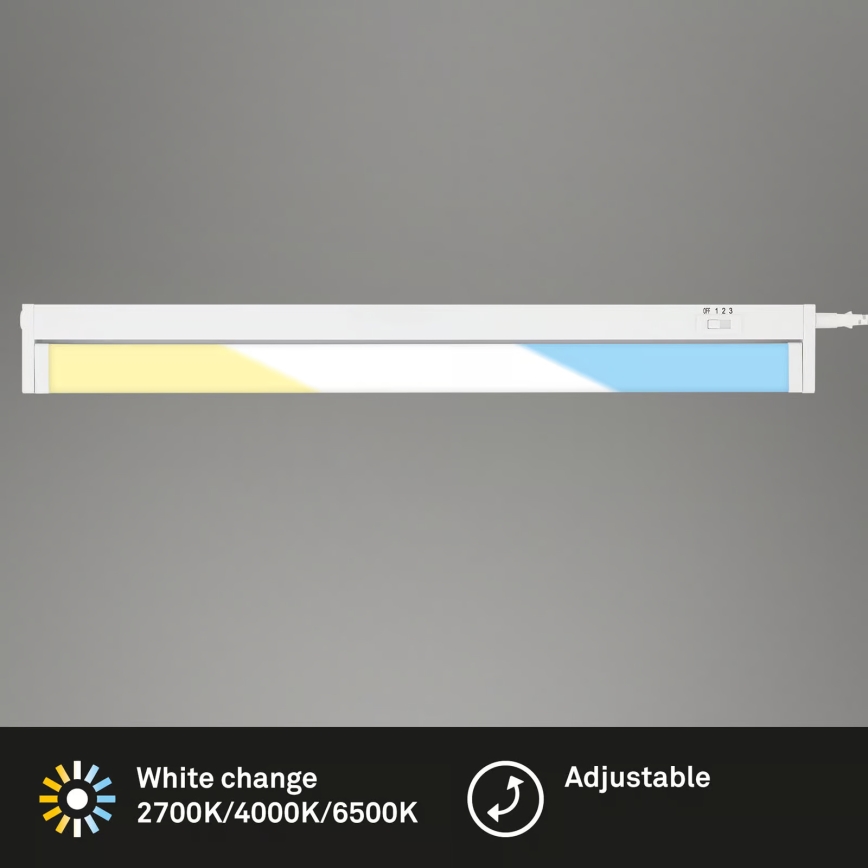 Brilo - LED Unterbauleuchte LED/6W/230V 2700/4000/6500K 54,5 cm weiß