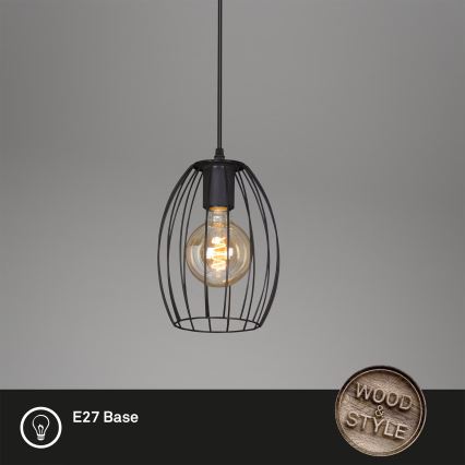 Brilo - Pendelleuchte an Kabel WAKTU 1xE27/60W/230V