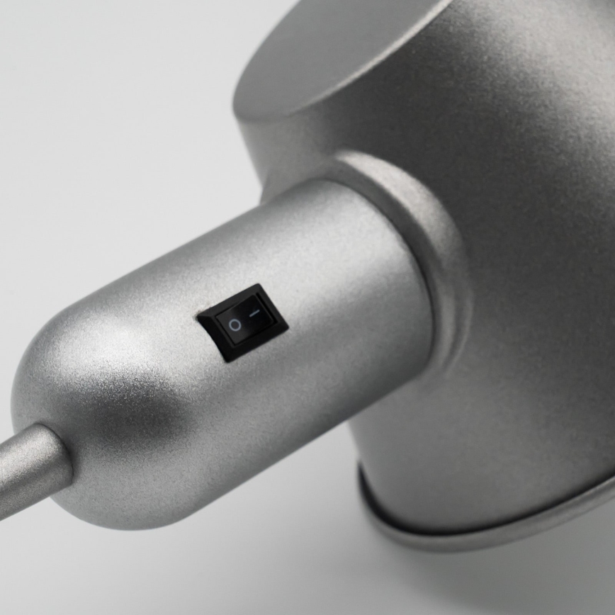 Brilo - Tischlampe 1xE27/10W/230V mattchrom