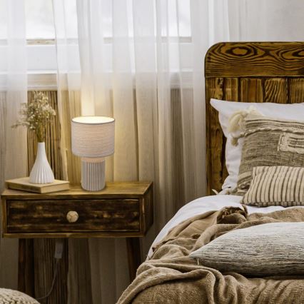 Brilo - Tischlampe INO 1xE14/10W/230V braun