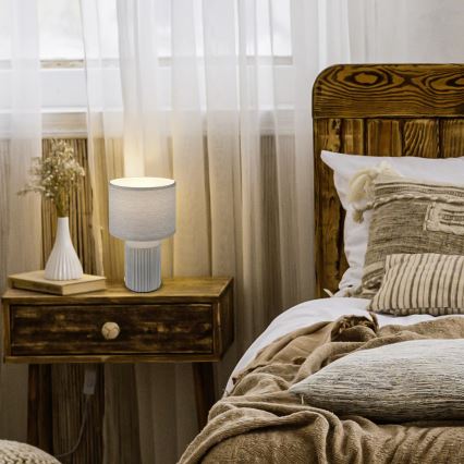 Brilo - Tischlampe INO 1xE14/10W/230V grau