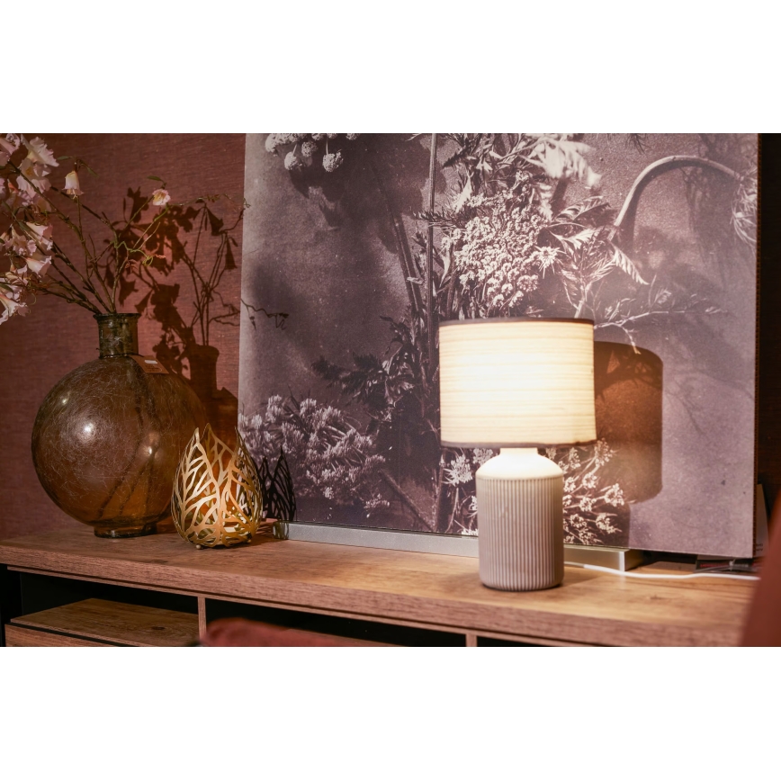 Brilo - Tischlampe INO 1xE14/10W/230V weiß