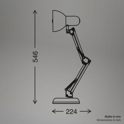 Brilo - Tischlampe PIXA 1xE14/25W/230V beige