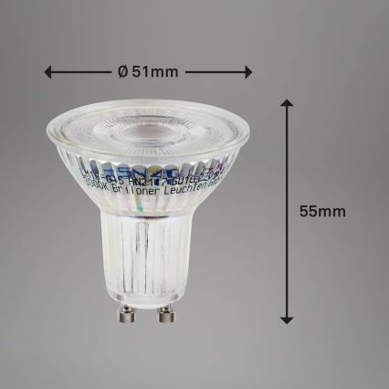 Briloner 0548-003 - SET 10x LED-Leuchtmittel GU10/3,5W/230V 3000K