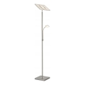 Briloner 1328-022 - dimmbare LED-Stehleuchte LED/21W/230V + LED/3,5W mattchrom