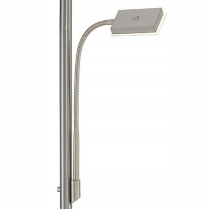 Briloner 1328-022 - dimmbare LED-Stehleuchte LED/21W/230V + LED/3,5W mattchrom