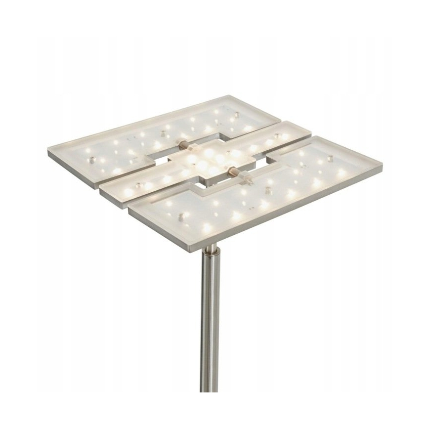 Briloner 1328-022 - dimmbare LED-Stehleuchte LED/21W/230V + LED/3,5W mattchrom