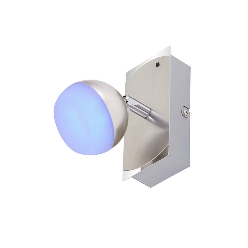Briloner 2040-012 - LED RGB dimmbares Einbauleuchte 1xLED/3,3W/230V + Fernbedienung