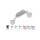 Briloner 2040-022 - LED RGB dimmbare Einbauleuchte 2xLED/3,3W/230V + Fernbedienung