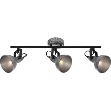Briloner 2049-034 - Strahler RETRO 3xE14/40W/230V grau