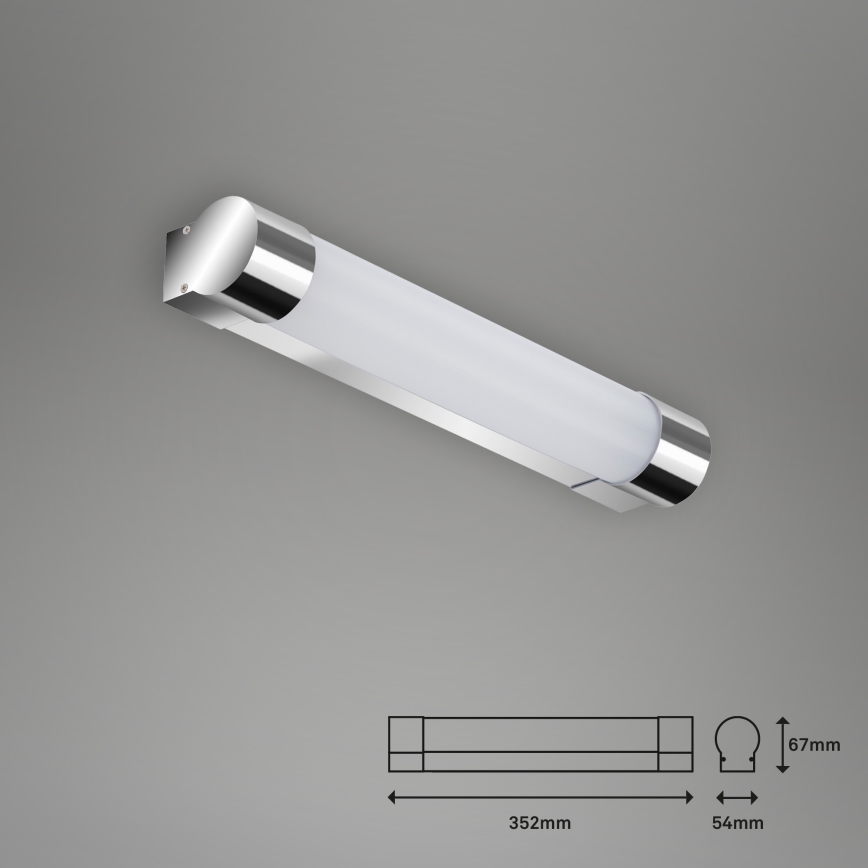 Briloner 2051-018 - LED-Badezimmer-Spiegelbeleuchtung LED/8W/230V IP44