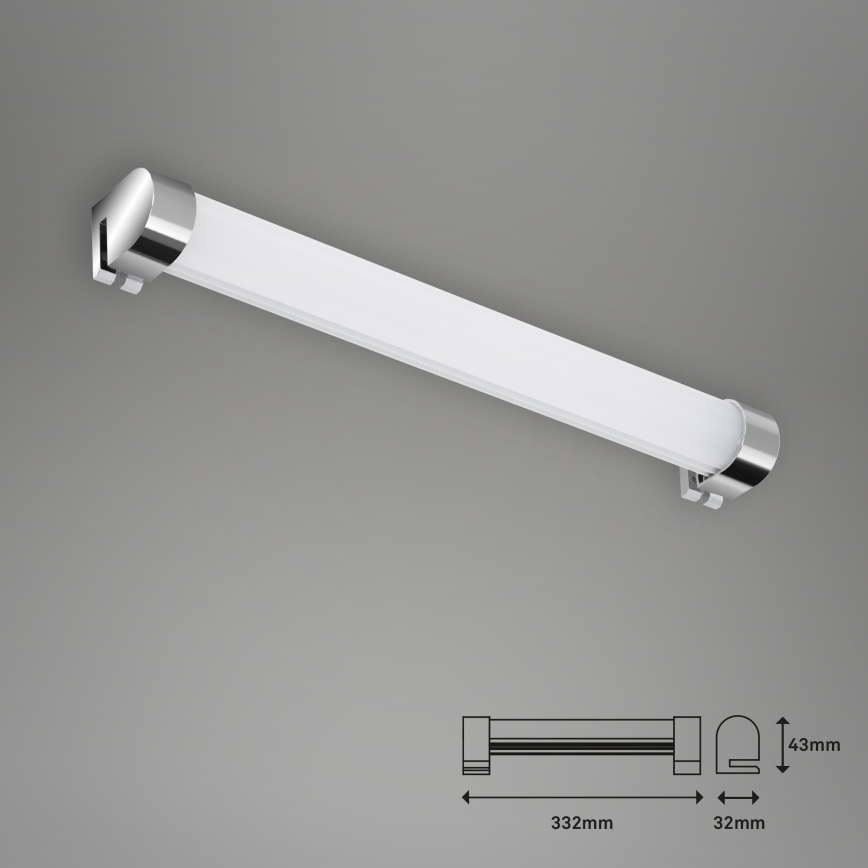 Briloner 2059-018 - LED Badezimmer-Spiegelleuchte SPLASH LED/8W/230V IP44
