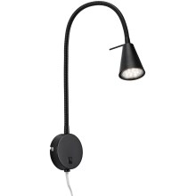 Briloner 2082-015 - LED-Wandlampe COMFORT LIGHT 1xGU10/5W/230V schwarz