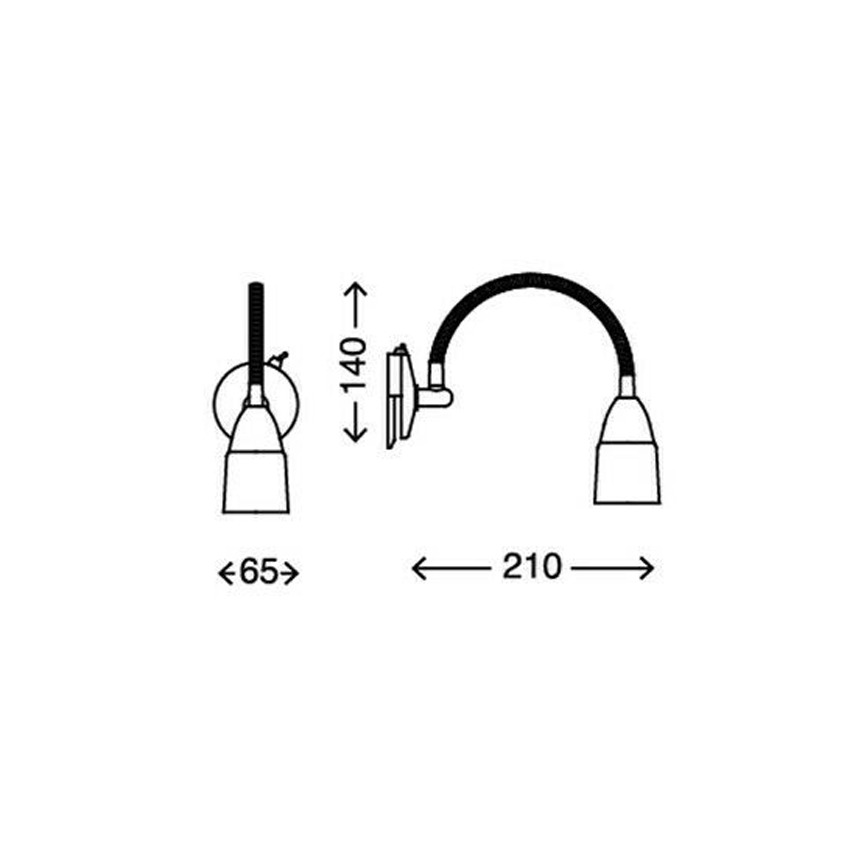 Briloner 2097-018 - LED-Spiegelbeleuchtung SPLASH 1xG9/2,5W/230V