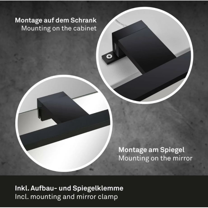 Briloner 2104-015 - LED Badezimmer-Spiegelleuchte DUN LED/5W/230V 30 cm IP44