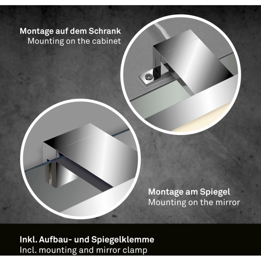 Briloner 2104-018 - LED Badezimmerspiegelbeleuchtung DUN LED/5W/230V 30 cm IP44