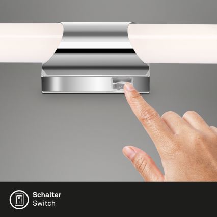 Briloner 2111-018 - LED-Badezimmer-Wandleuchte SPLASH LED/6,5W/230V IP44
