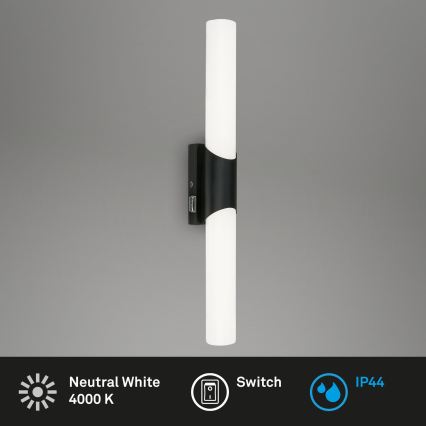 Briloner 2111-115 - LED-Badspiegelleuchte LED/11W/230V IP44 47 cm schwarz