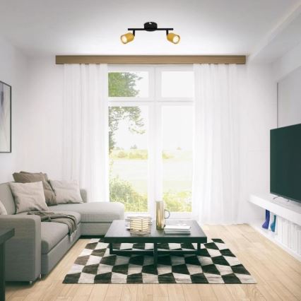 Briloner 2145-027 - Moderner Deckenspot für 2x GU10, 9 W, 230 V