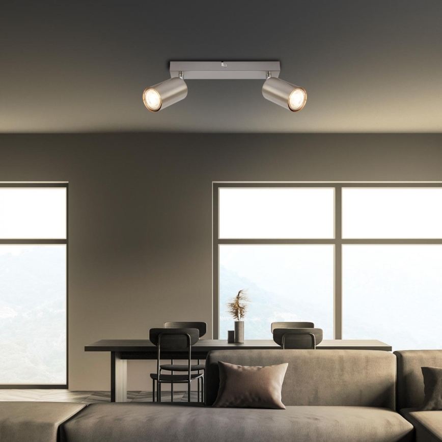 Briloner 2172-022 - Spotleuchte 2xGU10/9W/230V mattchrom