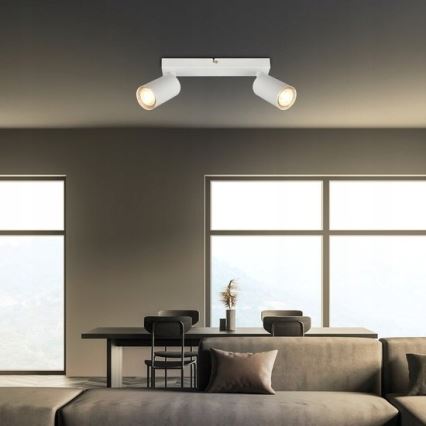 Briloner 2172-026 - Spot-Leuchte SPOT 2xGU10/9W/230V weiß