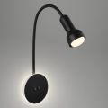 Briloner 2178015 - LED Wandleuchte flexibel 1xE14/10W/230V + LED/3W schwarz