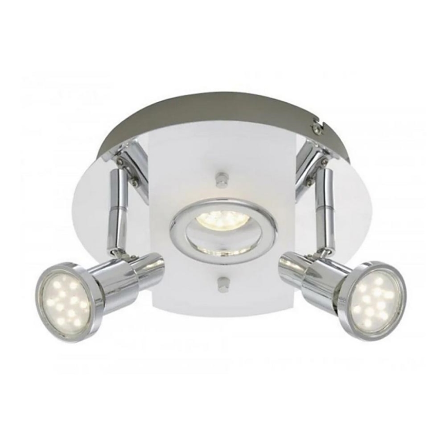 Briloner 2292-038 - LED Einbauleuchte SPLASH 2xGU10/3W/230V + 1xLED/5W