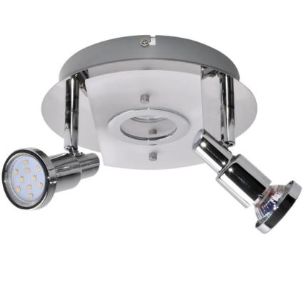 Briloner 2292-038 - LED Einbauleuchte SPLASH 2xGU10/3W/230V + 1xLED/5W