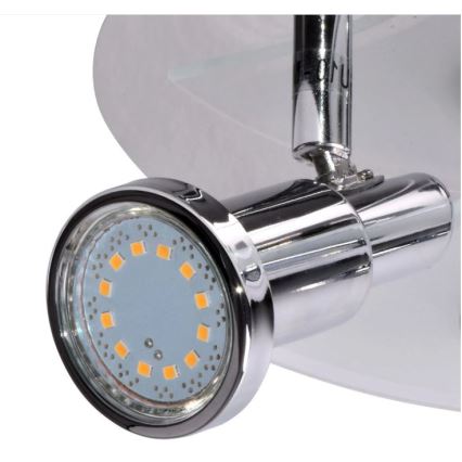 Briloner 2292-038 - LED Einbauleuchte SPLASH 2xGU10/3W/230V + 1xLED/5W