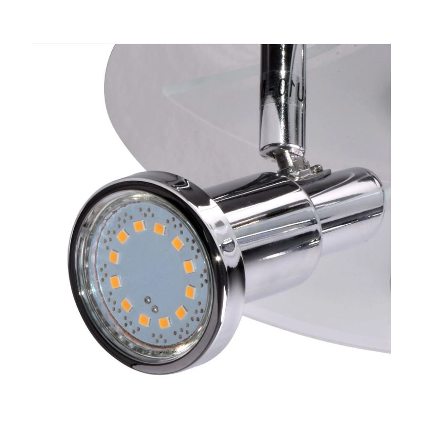 Briloner 2292-038 - LED Einbauleuchte SPLASH 2xGU10/3W/230V + 1xLED/5W