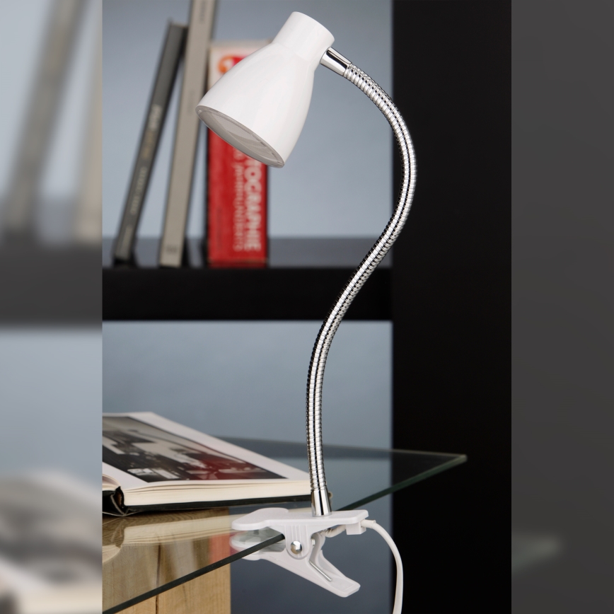 Briloner 2615-016P - LED-Klemmlampe GRIP LED/2,5W/230V weiß