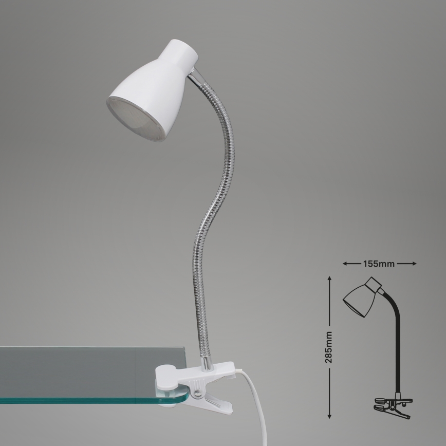 Briloner 2615-016P - LED-Klemmlampe GRIP LED/2,5W/230V weiß