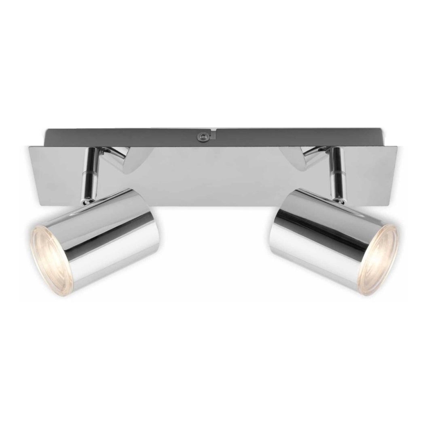 Briloner 2731-028 - Badezimmer-Spot BANYO 2xGU10/5W/230V IP44 in glänzendem Chrom
