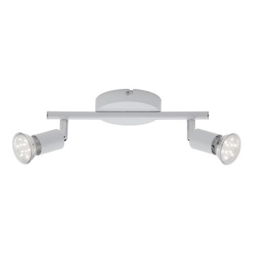 Briloner 2767-026 - LED-Strahler 2xGU10/6W/230V weiß