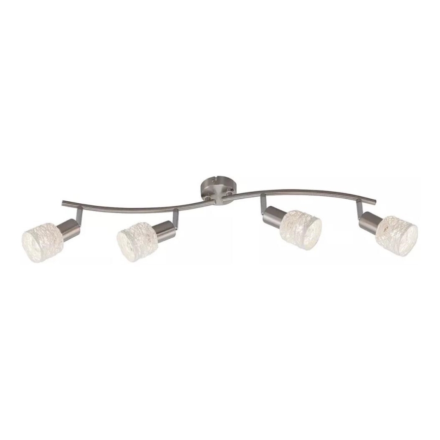 Briloner 2826-042 - Strahler SPOT 4xE14/6W/230V matt Chrom