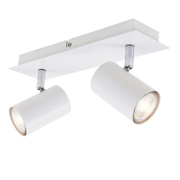 Briloner 2857-026 - Strahler SPOT 2xGU10/40W/230V weiß