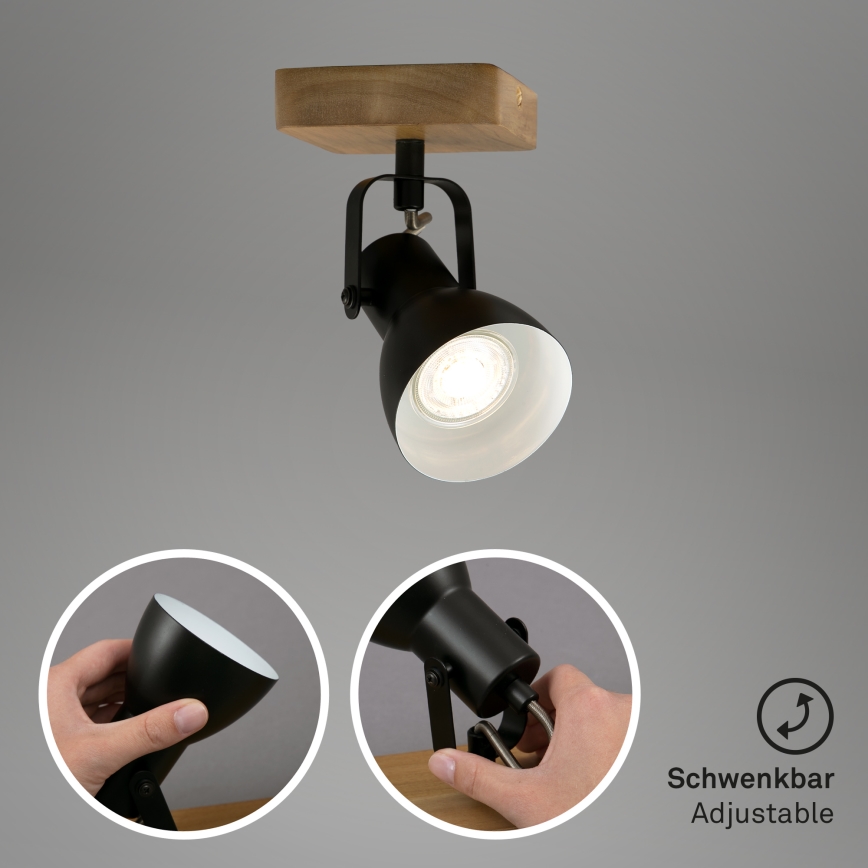 Briloner 2902-015 - Strahler SPOT 1xGU10/35W/230V Gummibaum