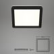 Briloner 3010-015 - LED Deckenleuchte LED/8W/230V 19x19 cm schwarz IP44