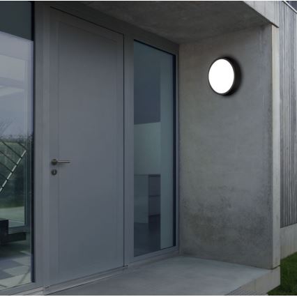 Briloner 3018-015 - Outdoor-LED-Deckenleuchte HAGEN LED/24W/230V IP44 schwarz
