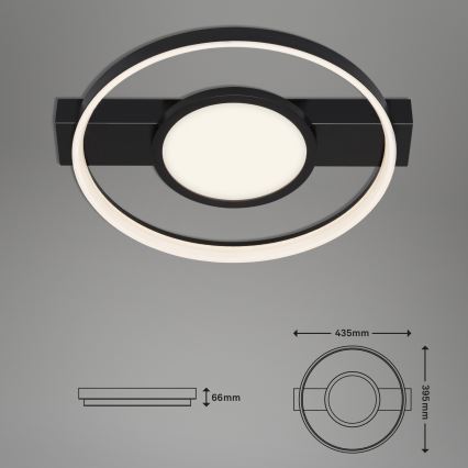 Briloner 3026-015 - Dimmbare LED-Deckenleuchte FRAME LED/33W/230V