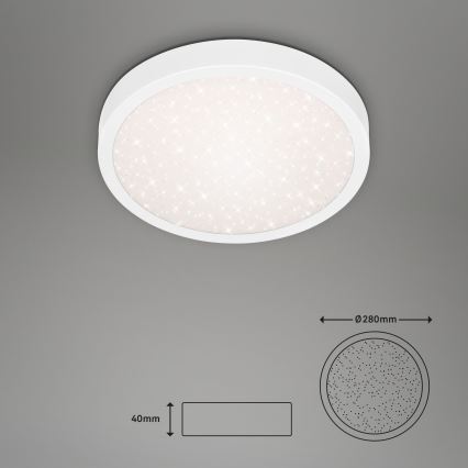 Briloner 3048-016 - LED-Deckenleuchte RUNA LED/18W/230V weiß