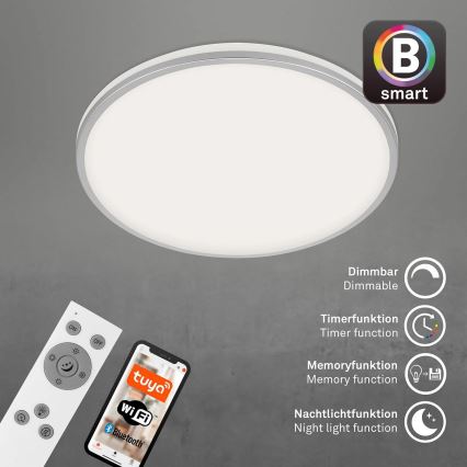Briloner 3065-014 - LED-dimmbare Deckenleuchte IVY LED/42W/230V Wi-Fi Tuya Ø 49 cm + Fernbedienung