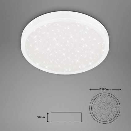 Briloner 3071-016 - LED-Deckenleuchte RUNA LED/24W/230V 4000K d 38 cm weiß