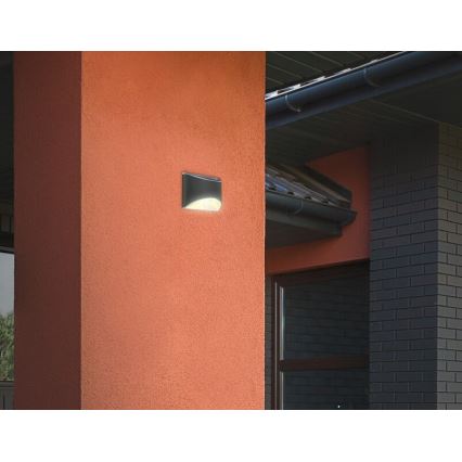 Briloner 3133015 - LED-Solarwandleuchte LED/2W/3,7V IP44 3000K