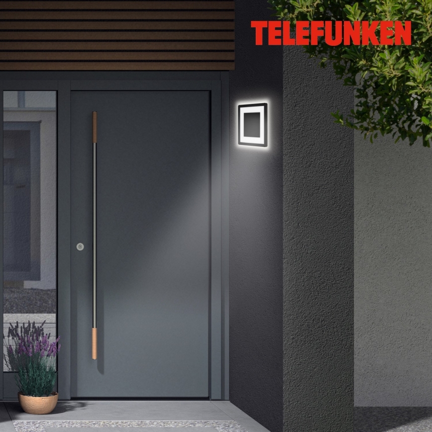 Briloner 315905TF - LED-Wandleuchte für den Außenbereich LED/15W/230V IP44 4000K schwarz