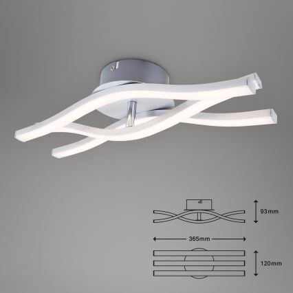 Briloner 3186-039 - LED-Aufbauleuchte GO 3xLED/6W/230V