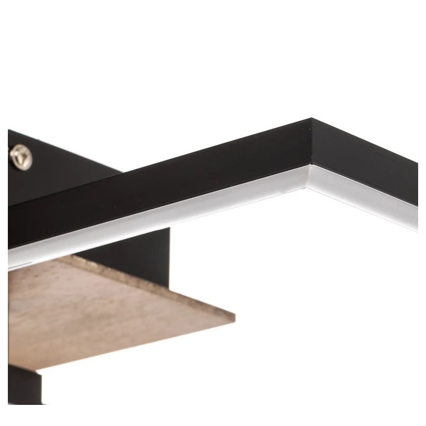 Briloner 3210-014 - Dimmbare LED-Deckenleuchte FRAME 2xLED/11W/230V braun