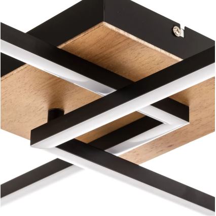 Briloner 3210-014 - Dimmbare LED-Deckenleuchte FRAME 2xLED/11W/230V braun