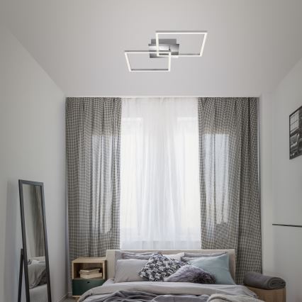 Briloner 3210-018 - LED dimmbare Deckenleuchte FRAME 2xLED/11W/230V